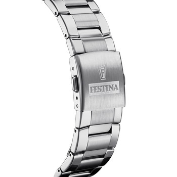 FESTINA tijdloos chronograaf herenhorloge, roestvrij stalen armband