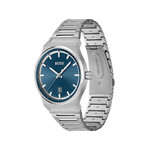 Montre BOSS sport lux homme bracelet acier - vue 2