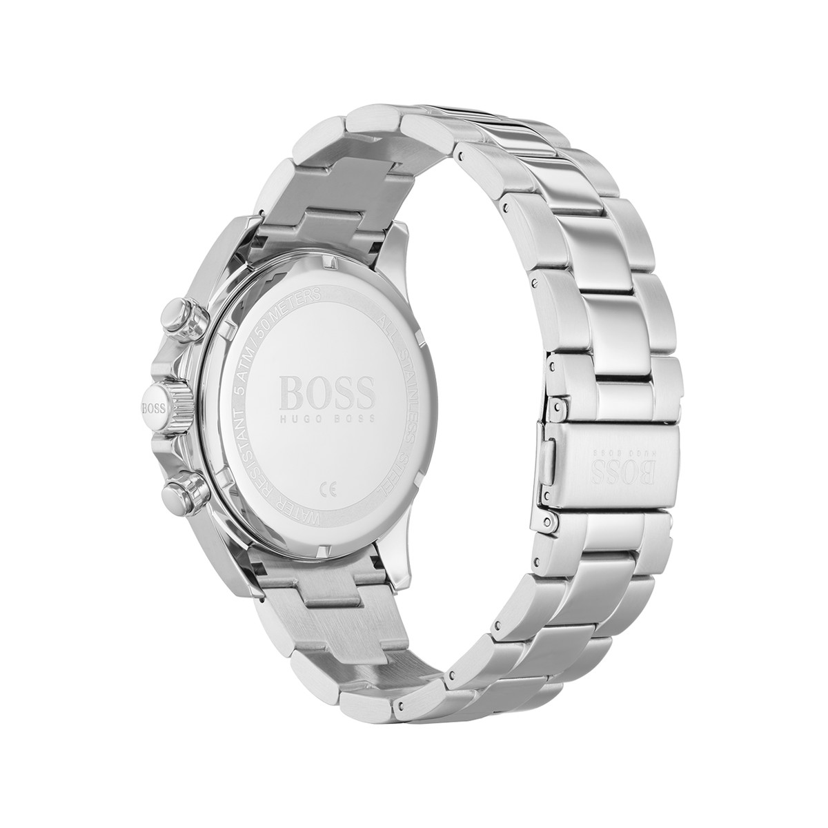 Montre BOSS sport lux homme chronographe, bracelet acier - vue 3