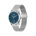 Montre BOSS business homme bracelet acier - vue 2