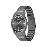 Montre BOSS sport lux homme bracelet acier - vue 2