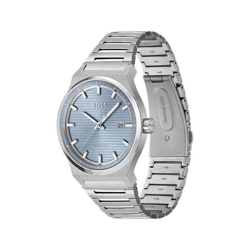 Montre BOSS sport lux homme automatique, bracelet acier - vue 2