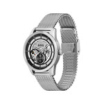 Montre BOSS sport lux homme automatique, bracelet acier argent - vue 2