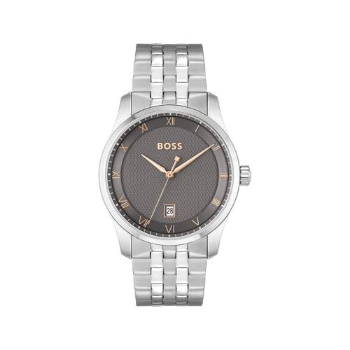 BOSS business man watch silver stainless steel bracelet