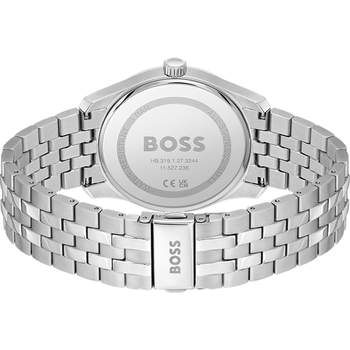 BOSS business herenhorloge zilver roestvrij stalen armband