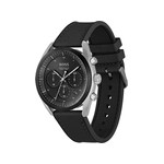 Montre BOSS sport lux homme chronographe, bracelet silicone noir - vue 2