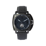 Montre HUMBERT-DROZ hd10 homme automatique, bracelet cuir noir - vue 1