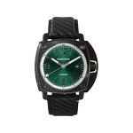Montre HUMBERT-DROZ hd11 homme automatique, bracelet cuir noir - vue 1