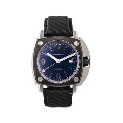 Montre HUMBERT-DROZ hd11 homme automatique, bracelet cuir noir