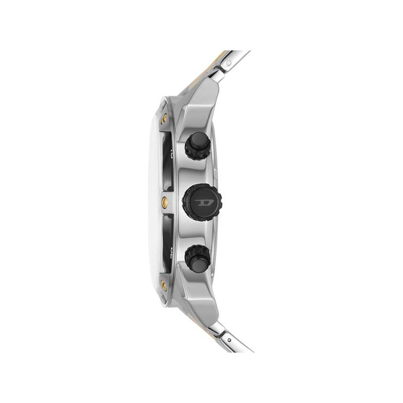 Montre DIESEL spiked homme bracelet acier inoxydable bicolore - vue 2