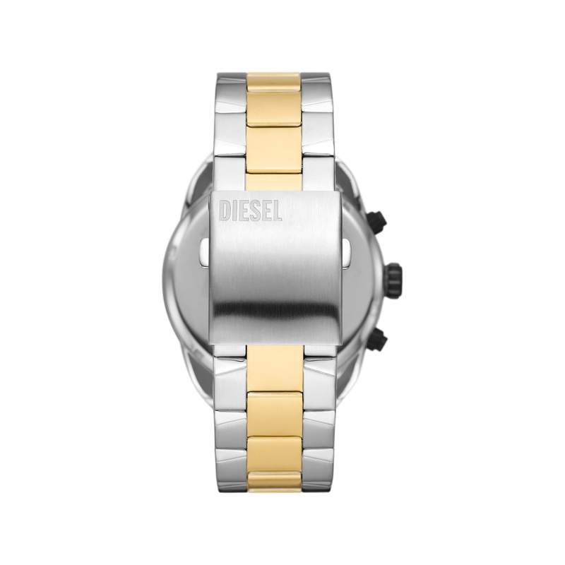 Montre DIESEL spiked homme bracelet acier inoxydable bicolore - vue 3