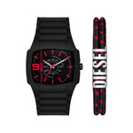 Montre DIESEL cliffhanger 2.0 homme bracelet silicone noir - vue 1