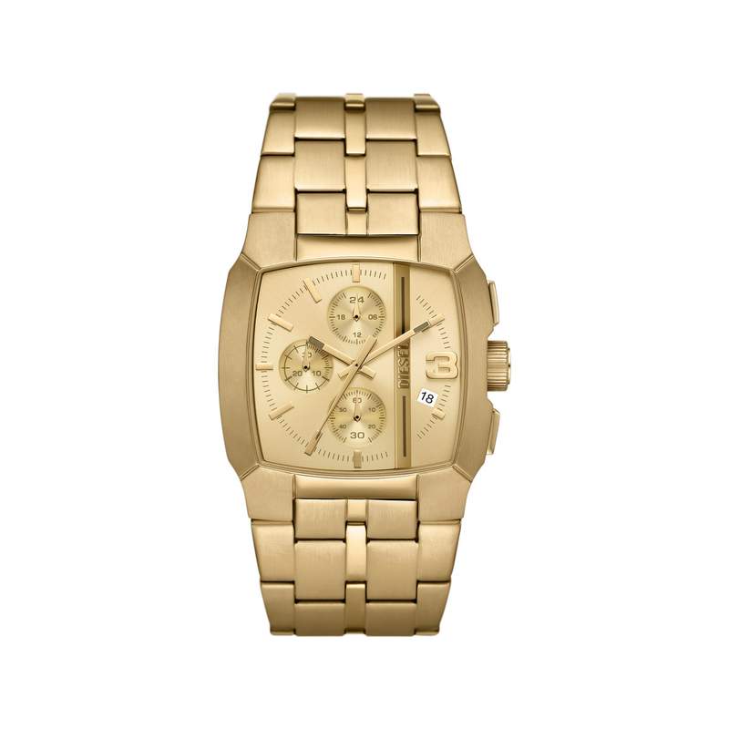 Montre DIESEL cliffhanger homme bracelet acier inoxydable doré - vue 1