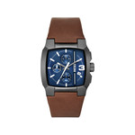 Montre DIESEL cliffhanger homme bracelet cuir marron - vue 1