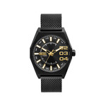 Montre DIESEL scraper homme bracelet acier inoxydable noir - vue 1
