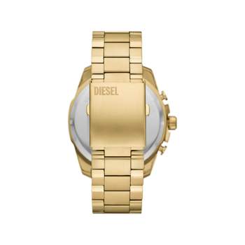 Montre DIESEL mega chief homme bracelet acier inoxydable doré
