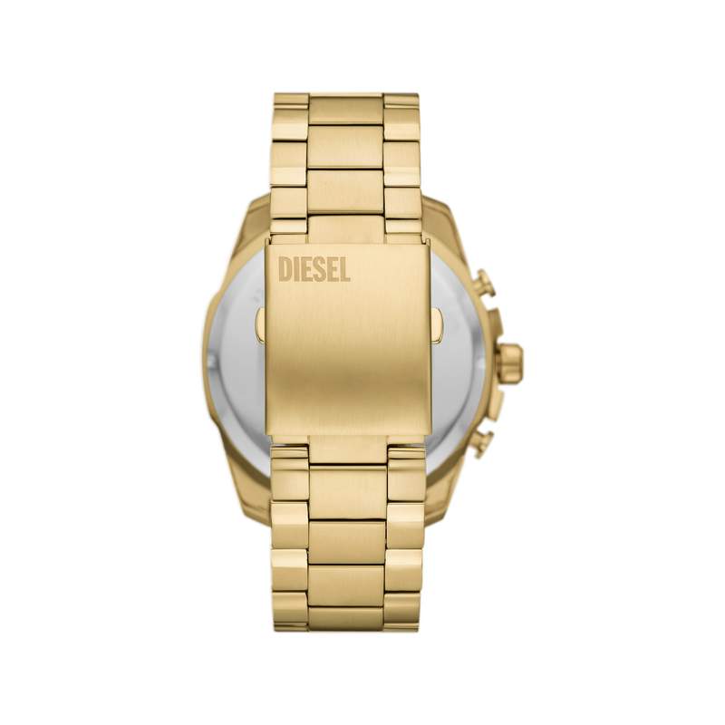 Montre DIESEL mega chief homme bracelet acier inoxydable doré - vue 3