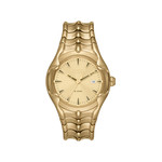 Montre DIESEL vert homme bracelet acier inoxydable doré - vue 1