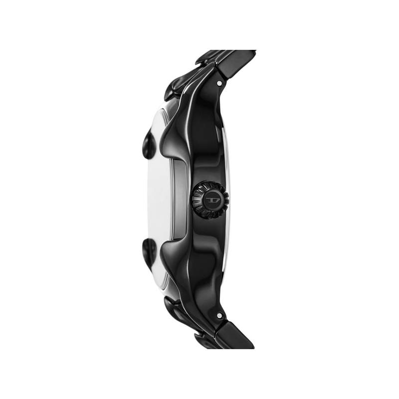 Montre DIESEL vert homme bracelet acier inoxydable noir - vue 2