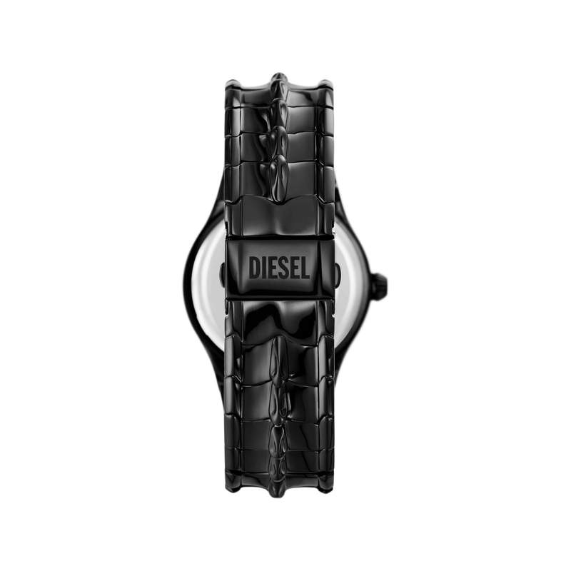 Montre DIESEL vert homme bracelet acier inoxydable noir - vue 3