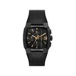 Montre DIESEL cliffhanger homme bracelet cuir noir - vue 1