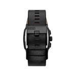 Montre DIESEL cliffhanger homme bracelet cuir noir - vue 3