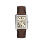 Montre FOSSIL carraway homme bracelet cuir marron - vue 1