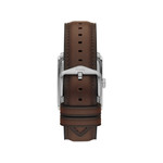 Montre FOSSIL carraway homme bracelet cuir marron - vue 3