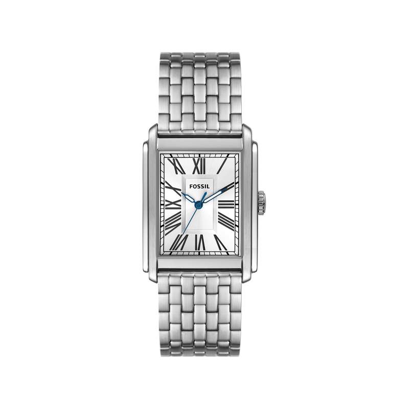 Montre FOSSIL carraway homme bracelet acier inoxydable argent - vue 1