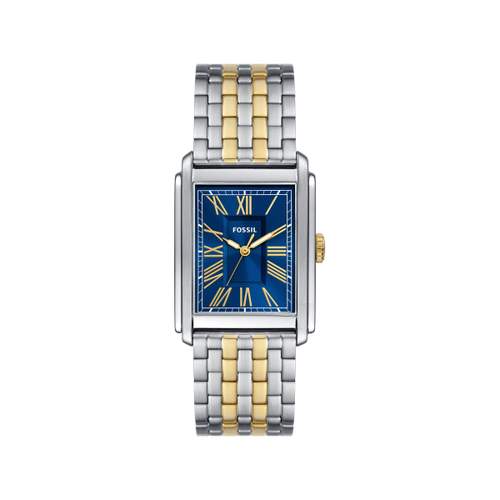 Montre FOSSIL carraway homme bracelet acier inoxydable bicolore