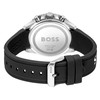 Montre BOSS sport lux homme chronographe bracelet silicone noir - vue V3