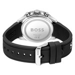Montre BOSS sport lux homme chronographe bracelet silicone noir - vue 3