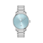 Montre BOSS sport lux homme bracelet acier inoxydable argent - vue 1