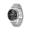 Montre BOSS business homme chronographe bracelet acier inoxydable argent - vue V2