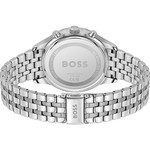 Montre BOSS business homme chronographe bracelet acier inoxydable argent - vue 3