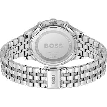 Montre BOSS business homme chronographe bracelet acier inoxydable argent