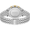 Montre BOSS business homme chronographe bracelet acier inoxydable argent - vue V3