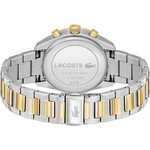 Montre LACOSTE homme bracelet acier inoxydable doré jaune - vue 3