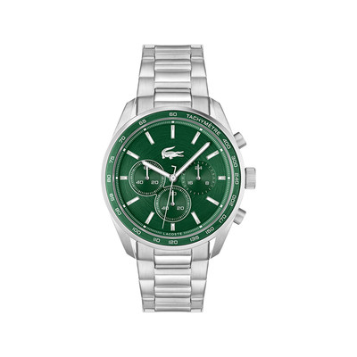Montre LACOSTE homme bracelet acier inoxydable argent
