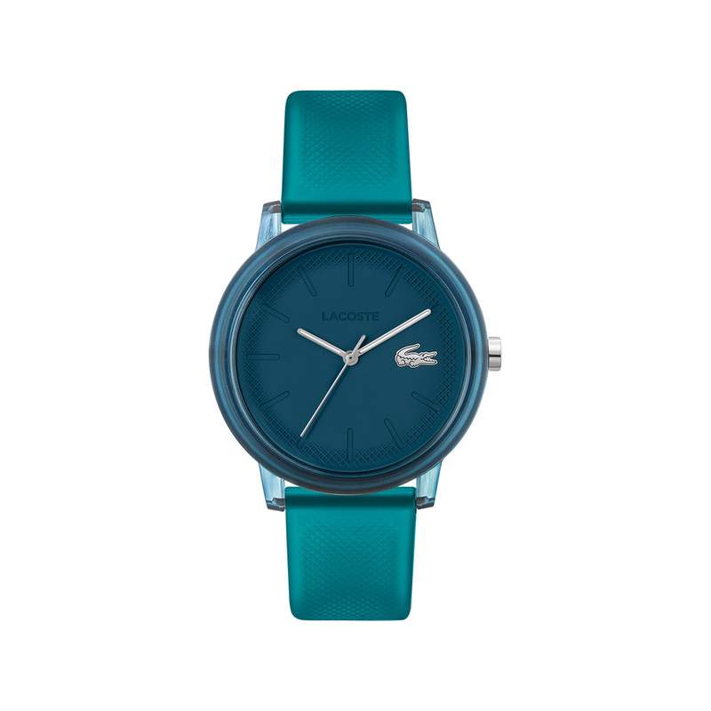 Montre LACOSTE homme plastique bracelet silicone bleu - vue 1