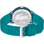 Montre LACOSTE homme plastique bracelet silicone bleu - vue 3