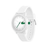 Montre LACOSTE homme plastique bracelet blanc - vue V2