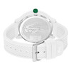 Montre LACOSTE homme plastique bracelet blanc - vue V3