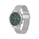 Montre LACOSTE homme bracelet acier inoxydable argent - vue 2