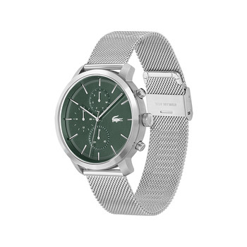 Montre LACOSTE homme bracelet acier inoxydable argent