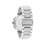 Montre TOMMY HILFIGER homme bracelet acier inoxydable argent - vue 3