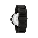 Montre TOMMY HILFIGER homme bracelet acier inoxydable noir - vue 3