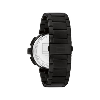Montre TOMMY HILFIGER homme bracelet acier inoxydable noir