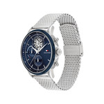 Montre TOMMY HILFIGER homme bracelet acier inoxydable argent - vue 2