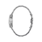 Montre LIP homme chronographe, bracelet métal argent - vue 2